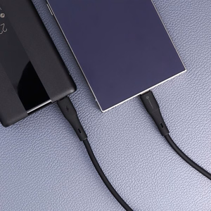 Cable USB C to USB C Forcell F-Energy QC4.0 PD 5A 100W Silicone 1 m C347 black
