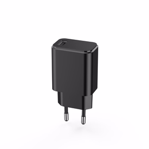 Setty laadija 1x USB 3A must + USB-C kaabel 1,0 m