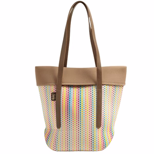 BUILT City Tote neopreenist kandekott kunstnahast sangadega, Candy Dot
