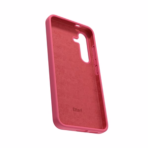 Etteri Silicone ümbris jaoks Samsung Galaxy S24 Plus raspberry