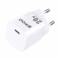 BWOO CDA155 PD seinalaadija 1x USB-C port 1A 20W valge