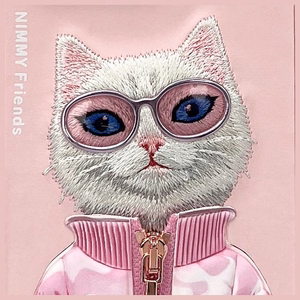 Nimmy Cool&Cute 2.0 Cat Ümbris jaoks iPhone 16 Pro Max - Roosa
