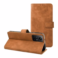 TENDER Book Ümbris jaoks XIAOMI Redmi Note 12S brown