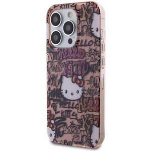 Hello Kitty IML Tags Graffiti ümbris jaoks iPhone 13 Pro Max - roosa