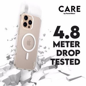 CARE by PanzerGlass Flagship Ümbris iPhone 16 Pro Max 6.9" valge/valge MagSafe 1340
