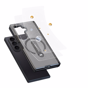 Dux Ducis Kind ümbris seadmele Samsung Galaxy Z Fold 8 Ultra / Z Fold 7, toega, MagSafe-ühilduv – must