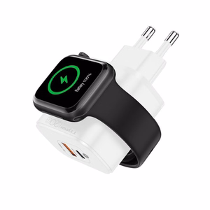 WALL CHARGER T-PHOX T-PP20 GAN iWATCH 3IN1 WHITE