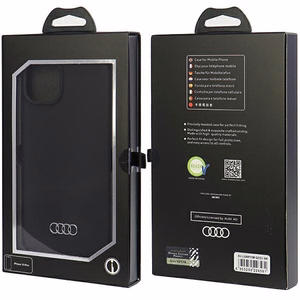 Audi Silicone Ümbris jaoks iPhone 15 Plus - must