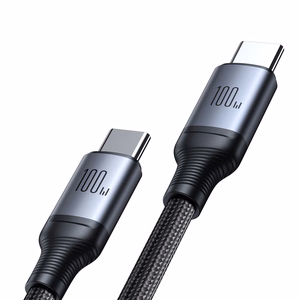 Joyroom Speedy Series S-A21 кабель 2 в 1 USB-C - USB-C USB-C 100W 1.5м - чёрный
