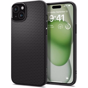 SPIGEN ümbris LIQUID AIR jaoks IPHONE 15 Plus matte must