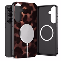 Tech-Protect Lamano MagSafe Ümbris for Samsung Galaxy S26+ - pruun and must