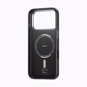 Benks Magnetic Armor Pro Kevlar Чехол Metal Frame 600D (A069) для Iphone 17 Pro чёрный (Camera Control Button)