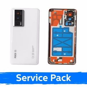 Back Cover Compatible With Xiaomi Poco F5 Pro 5G / White / (Service Pack)