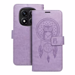 MEZZO Book ümbris jaoks XIAOMI Redmi Note 14 PRO 4G dreamcatcher lilla