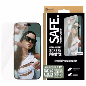 SAFE by PanzerGlass Ultra-Wide Fit Karastatud klaas jaoks iPhone 16 Pro Max