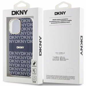 DKNY IML Mono & Stripe MagSafe ümbris jaoks iPhone 15 / 14 / 13 - sinine