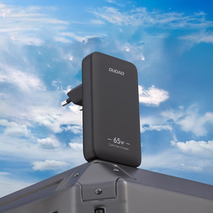 Dudao A65Q 65W GaN Travel Wall Laadija USB-A / USB-C PD Ultra-Thin EU / US - must