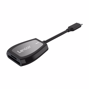 Lexari kahe pesaga SD/microSD-mälukaardilugeja, USB-C