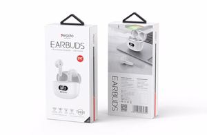 YESIDO EARPHONES TWS19 (Enc) BT 5.3 valge