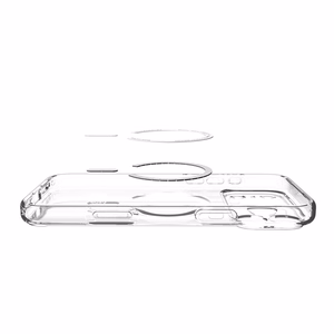 Spigen Ultra Hybrid Mag Чехол совместимый с MagSafe для iPhone 17 Pro прозрачный графит