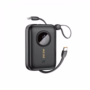 Akupank Dudao K14 must 10000mAh (PD / QC3.0) + Type-C / Lightning kaabel