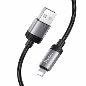Kaabel USB A to Lightning Hoco 2,4A 1 m X117 must