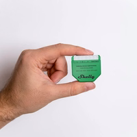 Shelly Wave Dimmer EU LR Smart Dimming Controller roheline