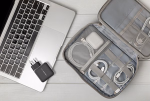 Amazing Thing Wall laadija Thunder Pro GaN EUTH66W - USB + 2xType C - PD 66W must