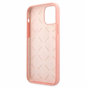 Guess GUHCP12LLSPEWPI iPhone 12 Pro Max 6.7" roosa/roosa kõva ümbris Peony Collection