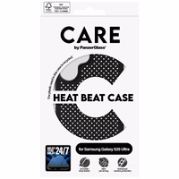 CARE by PanzerGlass Feature Heat Beat Ümbris jaoks Samsung Galaxy S25 Ultra - Must