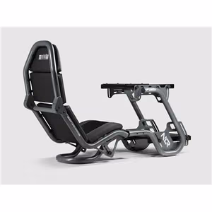 Next Level Racing F-GT Pro Formula and GT Grey Edition Racing Simulator Cockpit Steel Grey