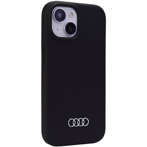Audi Silicone Ümbris jaoks iPhone 15 Plus - must