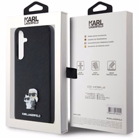 Karl Lagerfeld Saffiano Karl&Choupette Pin ümbris jaoks Samsung Galaxy A35 - must