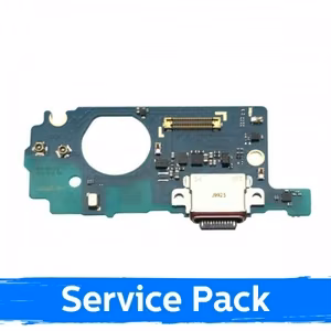 Laadimispesa ühilduv Samsung G715 Xcover Pro koos flex-kaabliga / hõbedane (Service Pack)