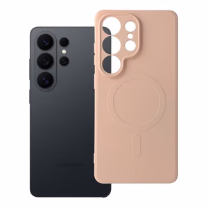 SILICONE MAG COVER Ümbris compatible with MagSafe jaoks SAMSUNG S26 Ultra roosa