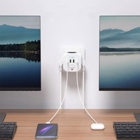 Tech-Protect PCL3x4 Power Strip, 2x USB-A, 2x USB-C, 3x AC Type Schuko - Valge