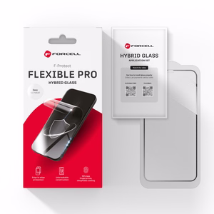 Hybrid glass to iPhone 16 PRO Forcell Flexible 5D must