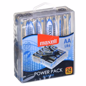 MAXELL aluseline patarei LR6 VALUE BOX, 24 tk.