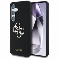 Guess Silicone Big 4G Logo Bottom Script ümbris jaoks Samsung Galaxy S25 - must