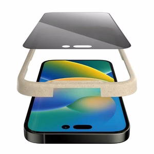 PanzerGlass Ultra-Wide Fit Karastatud klaas Antibacterial Privaatsus with Positioner jaoks iPhone 14 Pro
