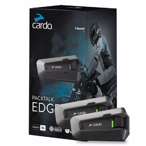 Cardo PT200101 mootorratta intercom 2 kanalit 1600 m must