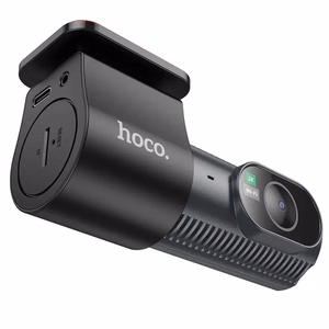 Dash cam for car Hoco with screen 1,47" 2K + rear camera 720P/25fps DV8 black