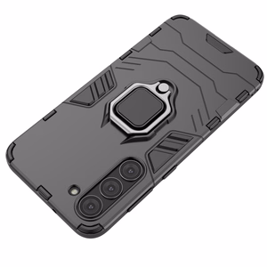Ring Armor ümbris jaoks Samsung Galaxy S23+ armored cover magnetic holder ring must