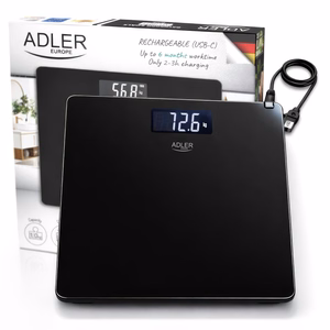 ADLER AD 8194b laetav vannitoakaal USB-C-ga, must