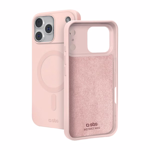 SBS Instinct Mag ümbris iPhone 18 Pro / 17 Pro jaoks, MagSafe'iga ühilduv, roosa