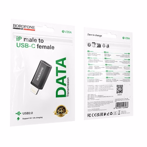 Borofone Adapter BV26A - Type C to Lightning - must