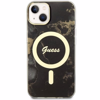 Guess GUHMP14MHTMRSK iPhone 14 Plus 6.7" must/must hardcase Golden Marble MagSafe