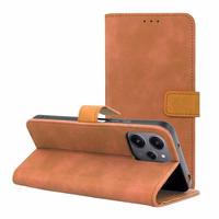 TENDER Book Ümbris jaoks XIAOMI Redmi 12 4G / 12 5G brown