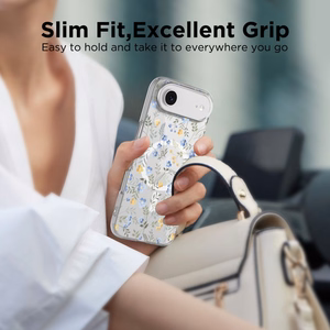 Tech-Protect FlexAir MagSafe Ümbris jaoks iPhone 17 Air - Daisies with Leaves