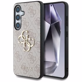 GUESS ümbris jaoks SAMSUNG S25 GUHCS25S4GMGPI (4G PU Big Logo) roosa